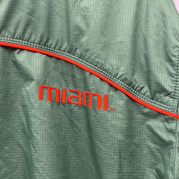 NIKE UNIVERSITY OF MIAMI HURRICANES STORM-FIT MENS SIZE MEDIUM JACKET - Picture 4 of 15